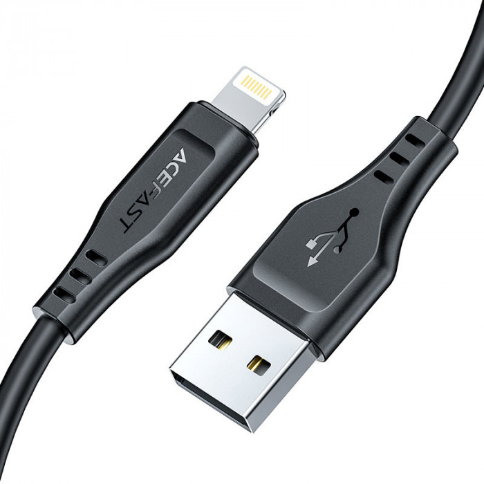 Кабель ACEFAST C3-02 USB-A - Lightning Черный