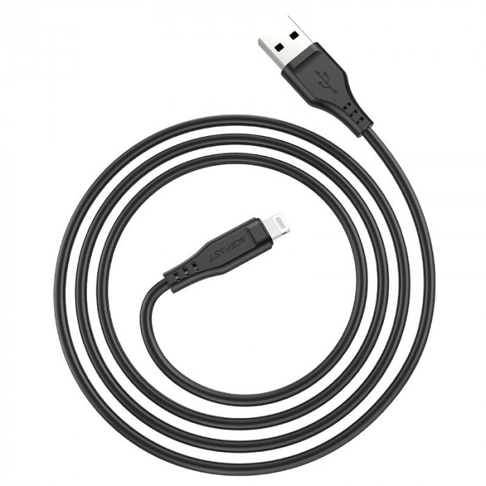 Кабель ACEFAST C3-02 USB-A - Lightning Черный | Фото 2 из 4