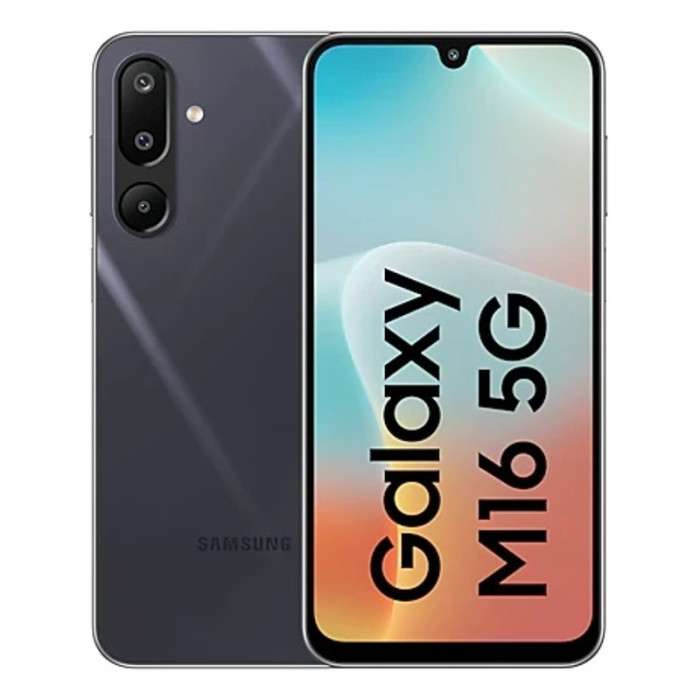 Смартфон Samsung Galaxy M16 5G 6/128GB Черный (Thunder Black)