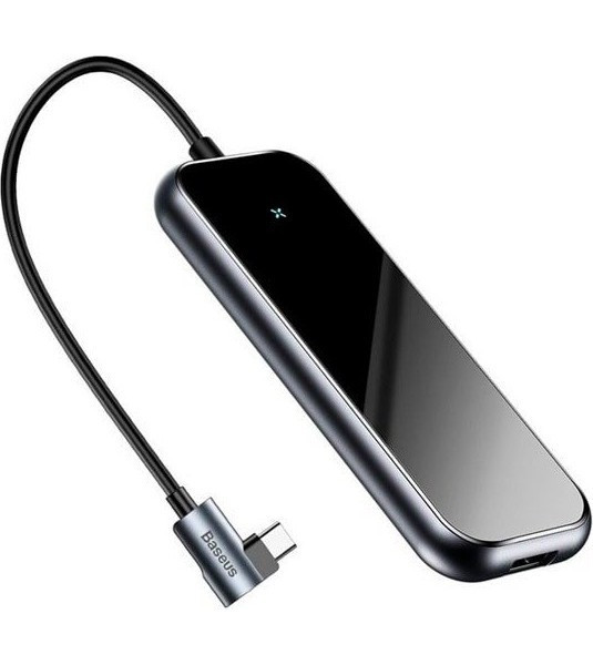 Стыковочная станция Baseus Multi-functional HUB Type-C - 4xUSB+PD (CAHUB-EZ0G) | Фото 2 из 2