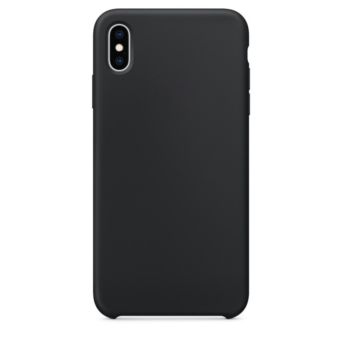 Чехол силиконовый для iPhone XS Черный | Фото 3 из 3
