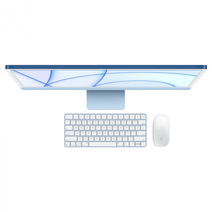 Моноблок Apple iMac 24" Retina 4,5K, M1 (7-core GPU), 8 ГБ, 256 ГБ Cиний | Фото 4 из 5