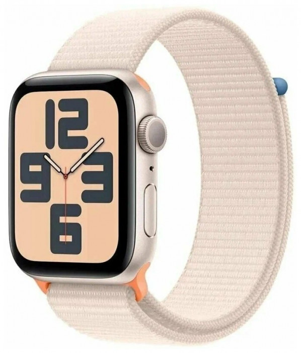 Умные часы Apple Watch SE 2023 44mm Aluminum Case with Sport Loop Сияющая звезда | Фото 1 из 4