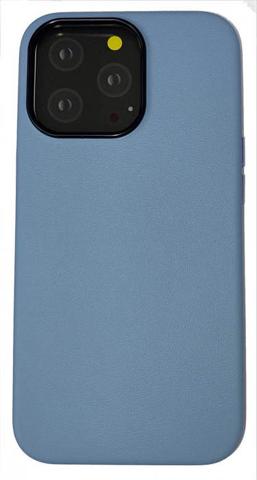 Чехол-накладка кожаная K-Doo Noble Collection (PC+PU) для Iphone 13 Pro Небесно-голубая | Фото 1 из 2