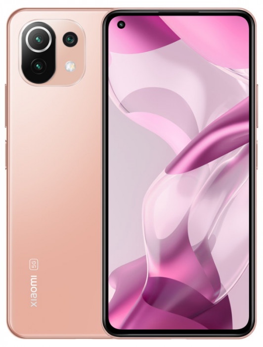 Смартфон Xiaomi 11 Lite 5G NE 8/128GB Персиковый (Pink) EAC | Фото 1 из 7