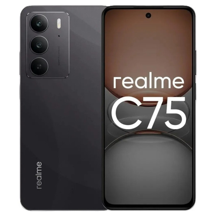 Смартфон Realme C75 8/128GB Черный (Black) | Фото 1 из 3