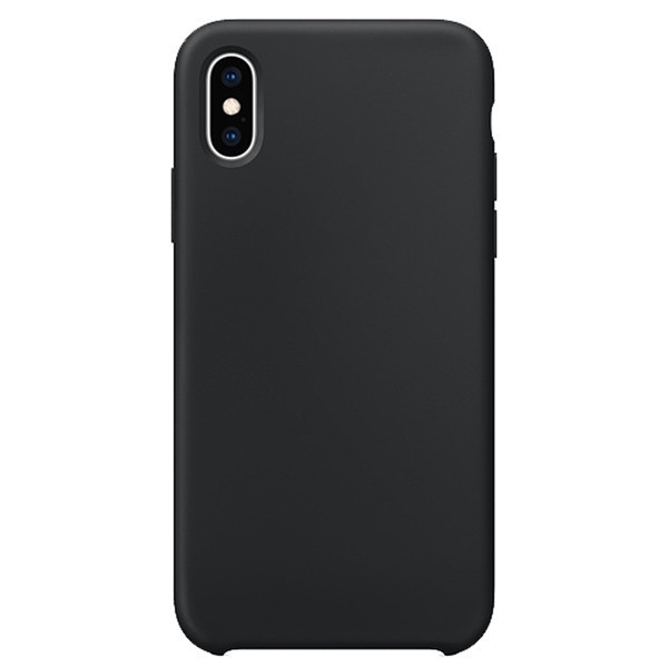 Чехол силиконовый для iPhone XS Max Черный | Фото 3 из 3