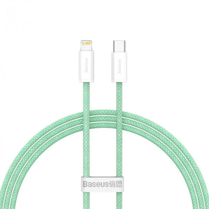 Кабель Baseus Dynamic Series Fast Charging Data Cable Type-C to Lightning 20W 1m Зеленый