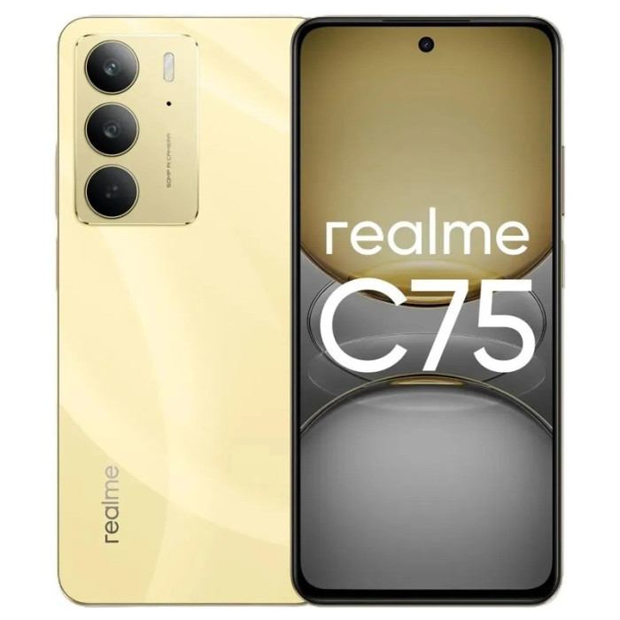 Смартфон Realme C75 8/256GB Золотистый (Gold) | Фото 1 из 3