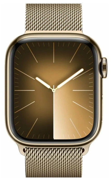 Умные часы Apple Watch Series 9 41mm Stainless Steel Case Milanese Loop Gold