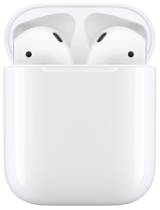 Беспроводные наушники Apple AirPods 2 (с зарядным футляром) MV7N2 Белый | Фото 4 из 4