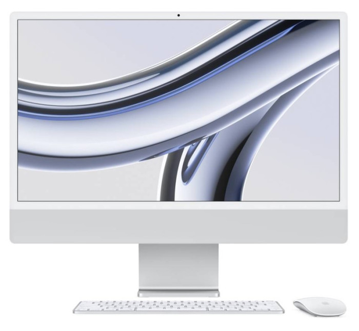 Моноблок Apple iMac 24" 2023 Retina 4,5K, M3 (16/512GB, 10-core GPU) Серебро | Фото 1 из 2