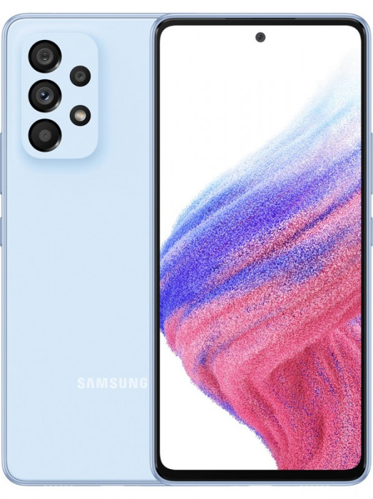 Смартфон Samsung Galaxy A53 5G 8/128GB Голубой (Awesome Blue) | Фото 10 из 11