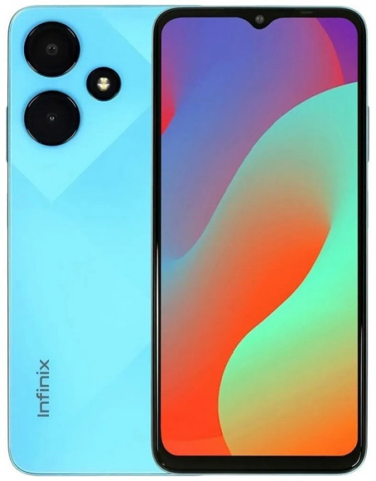 Смартфон Infinix Hot 30i 4/64GB Голубой (Glacier Blue) EAC