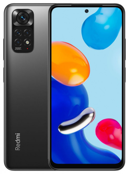 Смартфон Xiaomi Redmi Note 11 4/128GB NFC Серый графит (Graphite Gray) | Фото 1 из 6