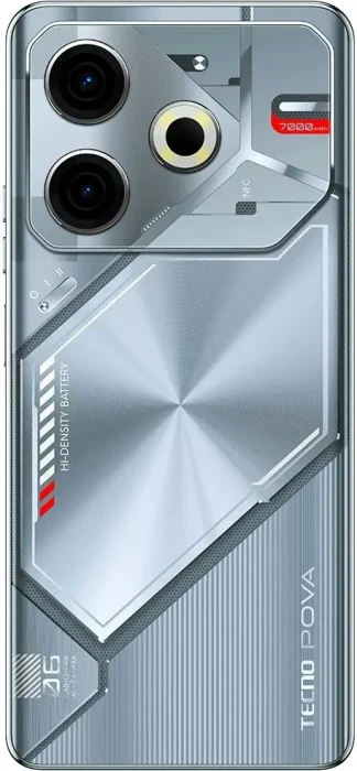 Смартфон Tecno Pova 6 Neo 8/128GB Титановое серебро (Starry Silver) | Фото 3 из 3