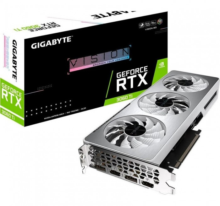 Видеокарта GIGABYTE GeForce RTX 3060 Ti VISION (GV-N306TVISION-8GD)