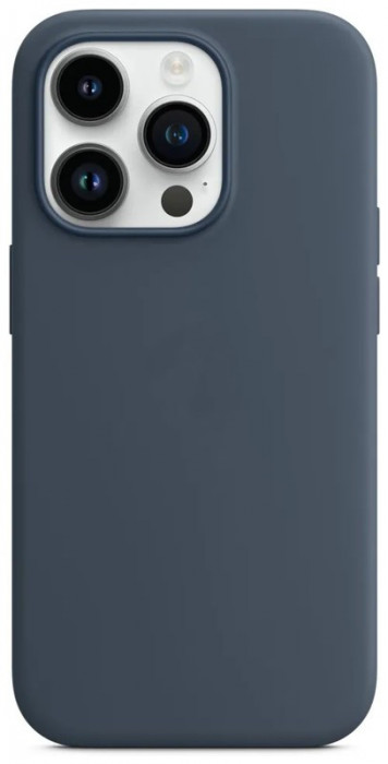 Чехол Silicone Case для iPhone 14 Pro Max Storm blue | Фото 2 из 2