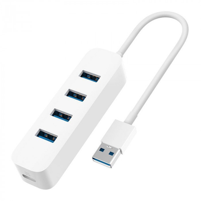 Стыковочная станция Xiaomi Mijia USB 3.0/USB-C Splitter XMFXQ01QM, разъемов: 5 | Фото 1 из 2