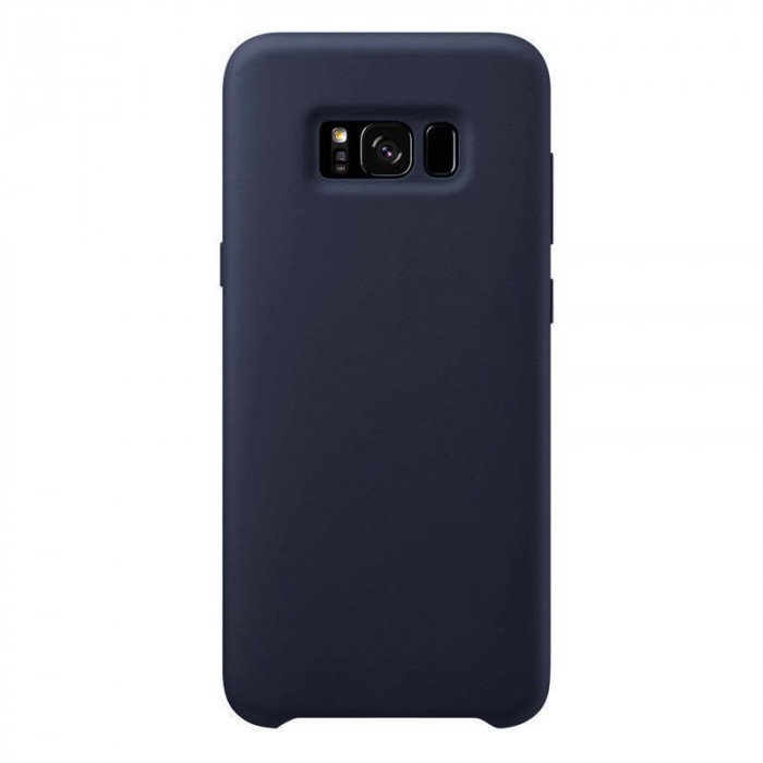Чехол-накладка Silicone Cover для Samsung Galaxy S8+ Темно-синий | Фото 1 из 2
