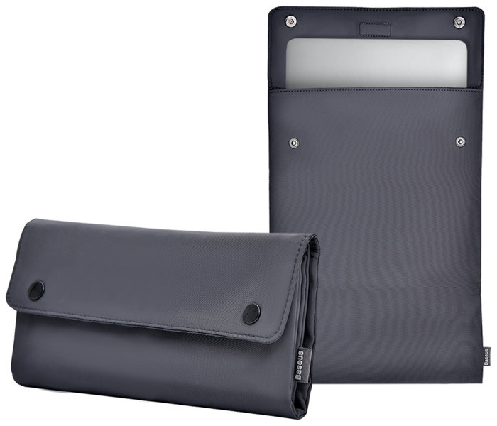 Чехол-сумка для планшета/ноутбука Baseus Folding Series Laptop Sleeve 16" Черный | Фото 2 из 2