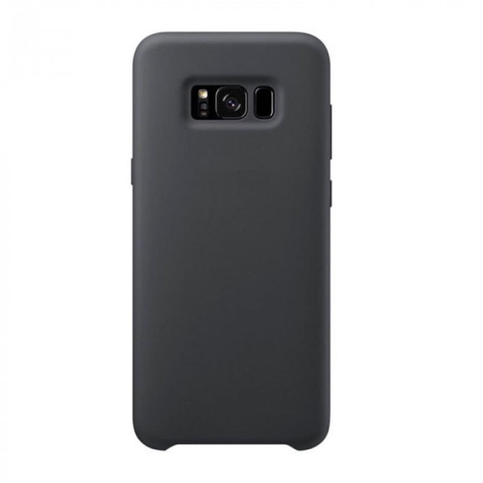 Чехол-накладка Silicone Cover для Samsung Galaxy S8+ Черный | Фото 1 из 2