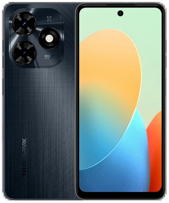 Смартфон Tecno Spark 20C 4/128GB Черный (Gravity Black) EAC | Фото 6 из 6