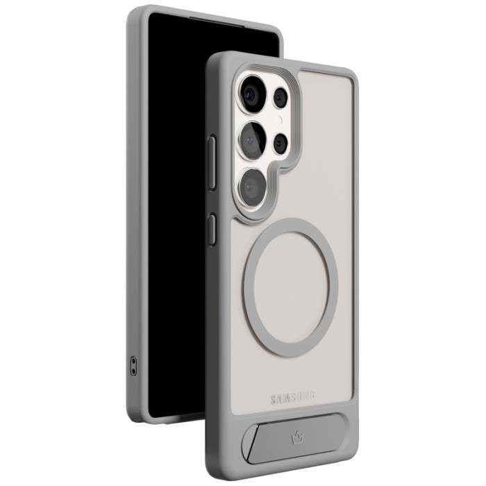 Чехол защитный VLP Reels Case с MagSafe для Samsung S25 Ultra, серый | Фото 1 из 1